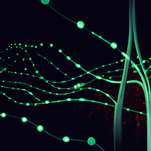 An image of a neural network with glowing connections, symbolizing the power and potential of backpropagation.