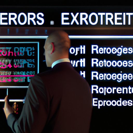 "An image of a businessman analyzing data on a digital screen, with a mix of correct and incorrect predictions displayed, symbolizing the importance of understanding error rates in AI."