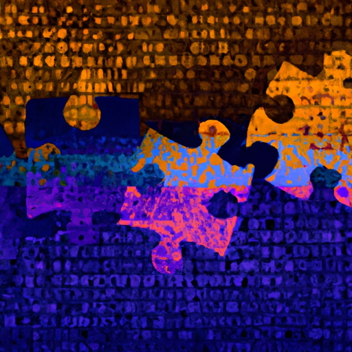 A vibrant image of puzzle pieces coming together, symbolizing data completeness and accuracy in the AI landscape.