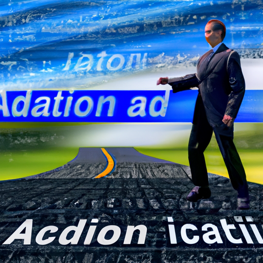 An image of a businessman standing at a crossroads, with one path labeled "Data" and the other labeled "Action," symbolizing the role of inference in bridging the gap between the two.