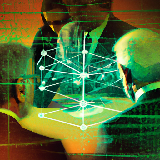 An image of a business meeting with futuristic technology elements, symbolizing the power of AI-driven recommendation systems in shaping business strategies.